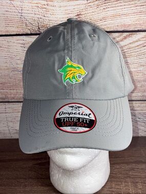 Imperial Golf Srixon Irons True Fit Gray Baseball Cap with Green & Yellow Logo